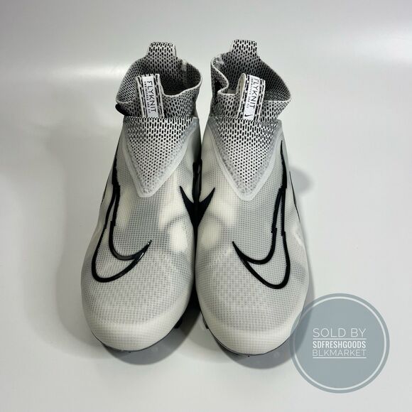 Nike Alpha Menace Elite 3  Football Cleats White Black CT6648-100 Size 8.5 main image 5
